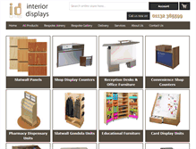 Tablet Screenshot of interior-displays.co.uk